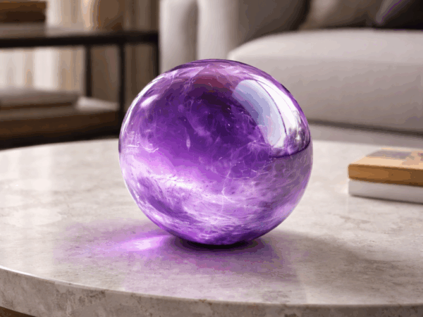 Esfera de Ametista: O Que Essa Forma Representa e Como Usar para Equilibrar Energias