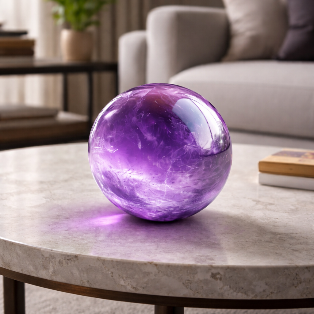 Esfera de Ametista: O Que Essa Forma Representa e Como Usar para Equilibrar Energias