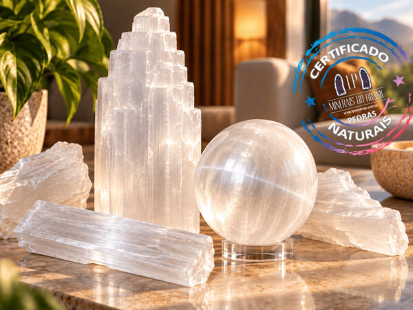 Selenita: A Luz Mineral que Inspira Clareza, Purificação e Elevação